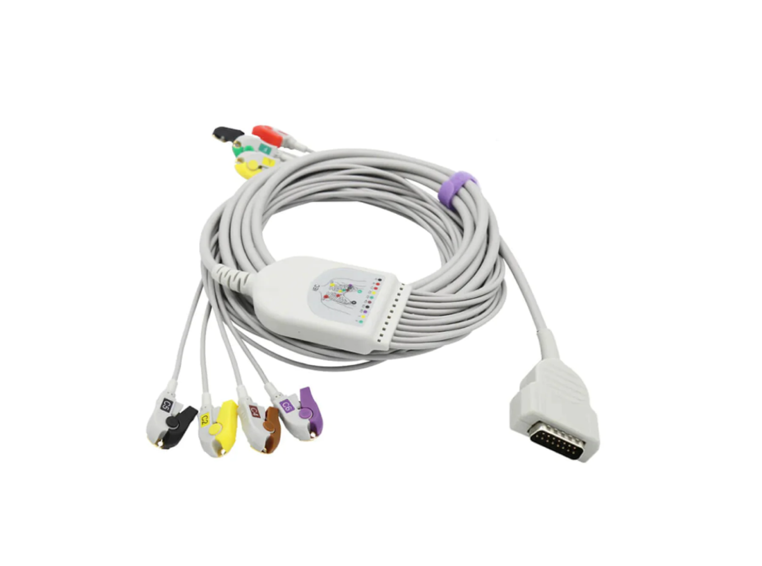 GE 10 Lead Grabber EKG Kablosu