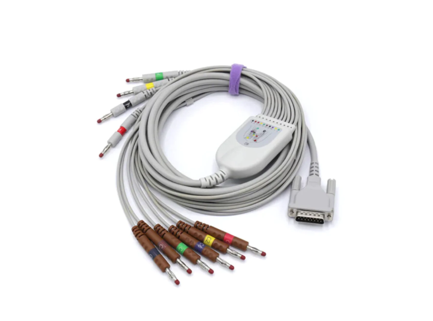 Schiller 10 Lead Banana EKG Kablosu