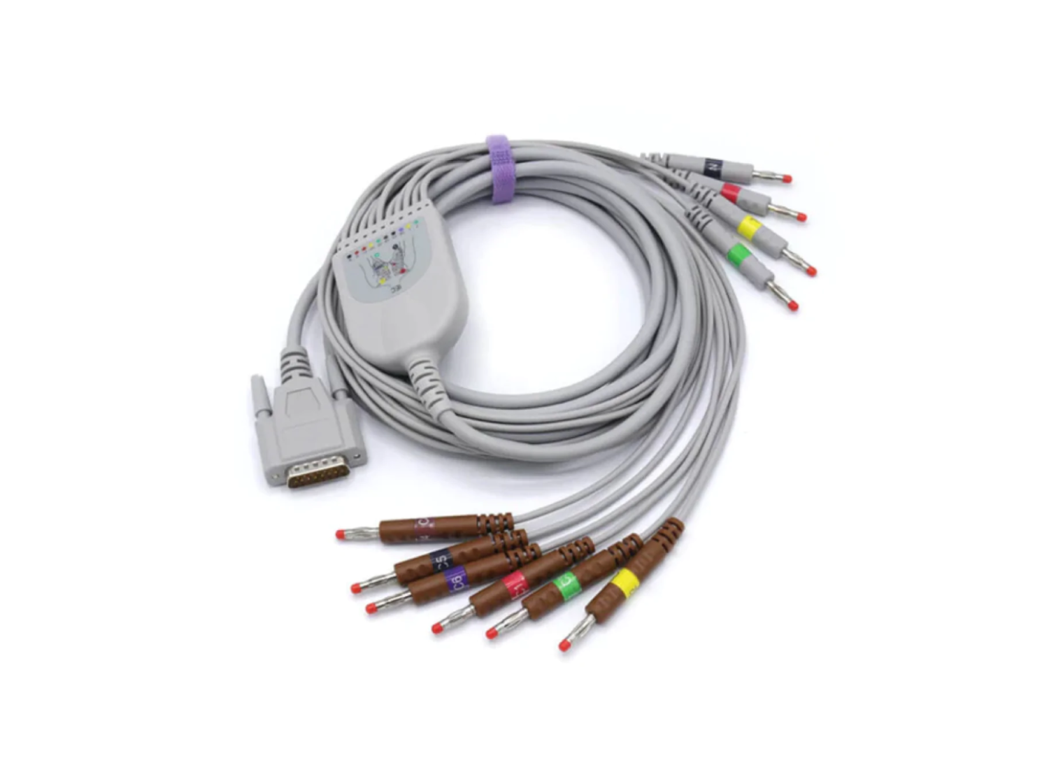 Zoncare 10 Lead Banana EKG Kablosu