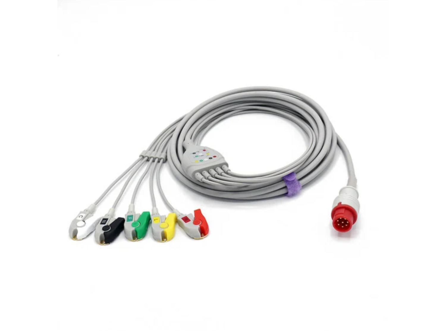 Bionet Yuvarlak Soketli 5 Lead EKG Kablosu
